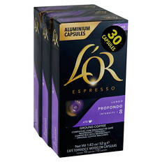 Espresso Profondo Coffee Capsules 10 Pack x 3